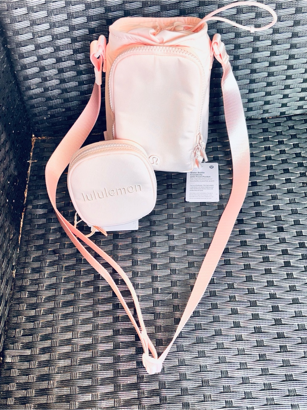 Lululemon Matching Set of Crossbody Water Bottle Bag & Commuter Pouch